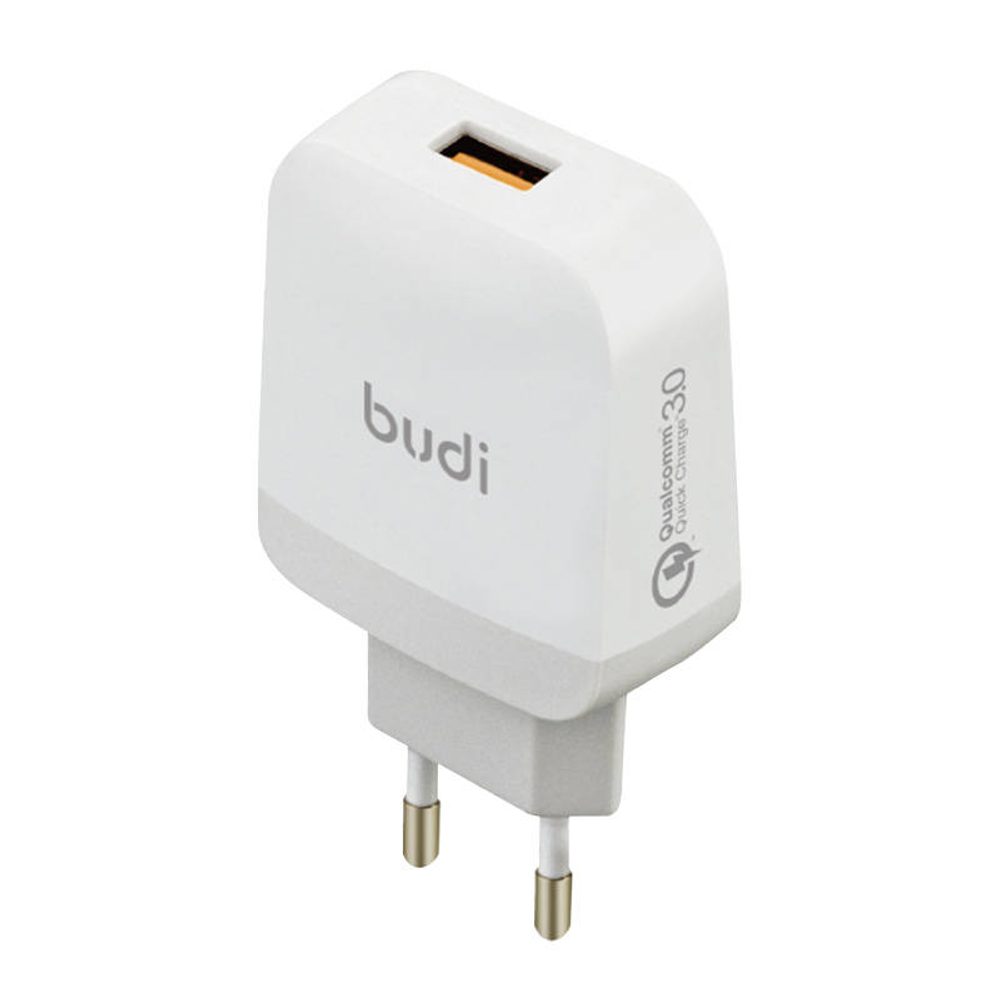 Budi Nástěnná nabíječka, Budi USB (bílá)