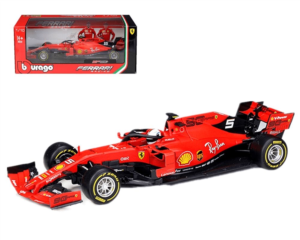 Bburago 2020 Bburago 1:18 Ferrari Racing F1 2019 SF90 Sebastian Vettel