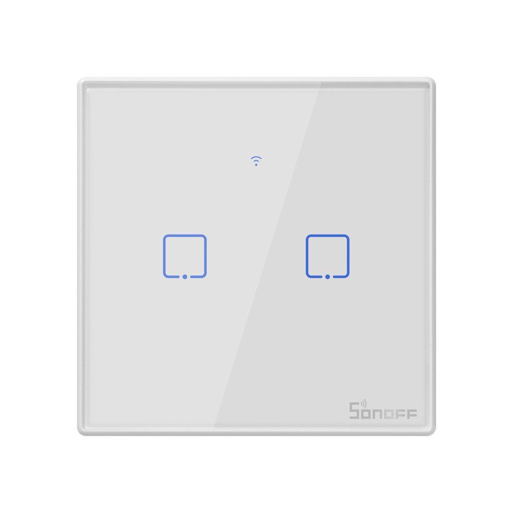 Sonoff Smart Switch WiFi RF 433 Sonoff T2 EU TX (2-kanálový)