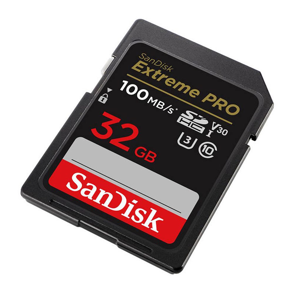 SanDisk Paměťová karta SANDISK EXTREME PRO SDHC 32GB 100/90 MB/s UHS-I U3 (SDSDXXO-032G-GN4IN)