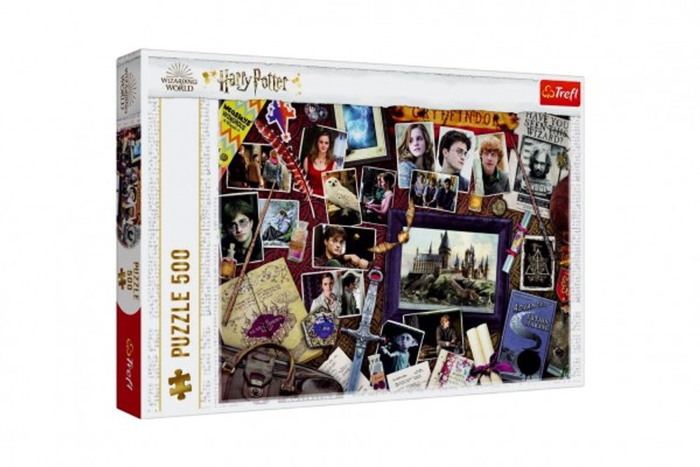 Trefl Puzzle Harry Potter/Bradavické vzpomínky 500 dílků 48x34cm v krabici 40x27x4cm