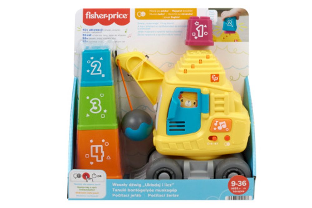 Popron.cz Fisher Price Mluvící jeřáb CZ/SK/ENG/HU/PL HWY64 TV