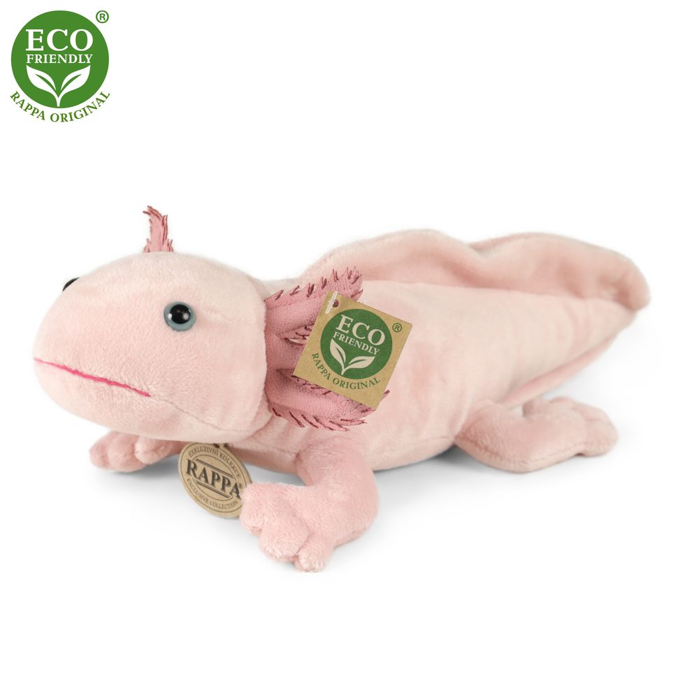 RAPPA Plyšový axolotl 33 cm ECO-FRIENDLY