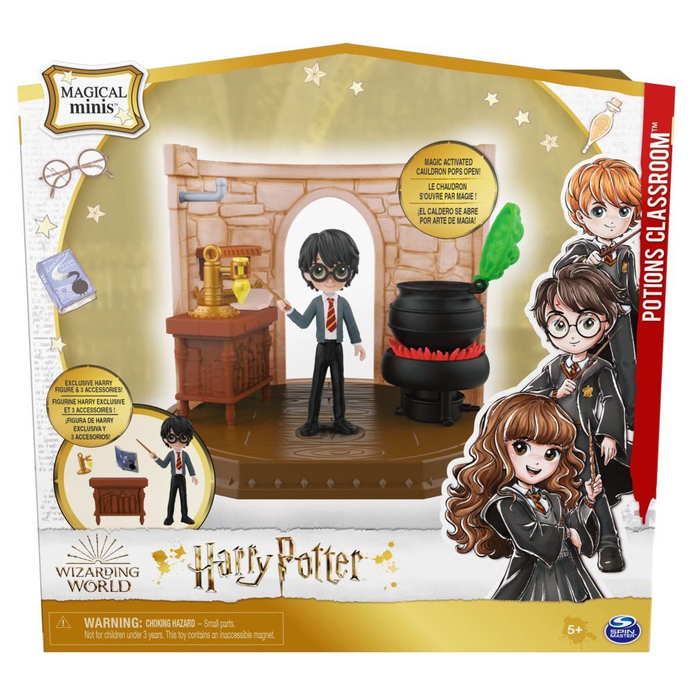 Spin Master HARRY POTTER UČEBNA MÍCHÁNÍ LEKTVARŮ S FIGURKOU HARRYHO