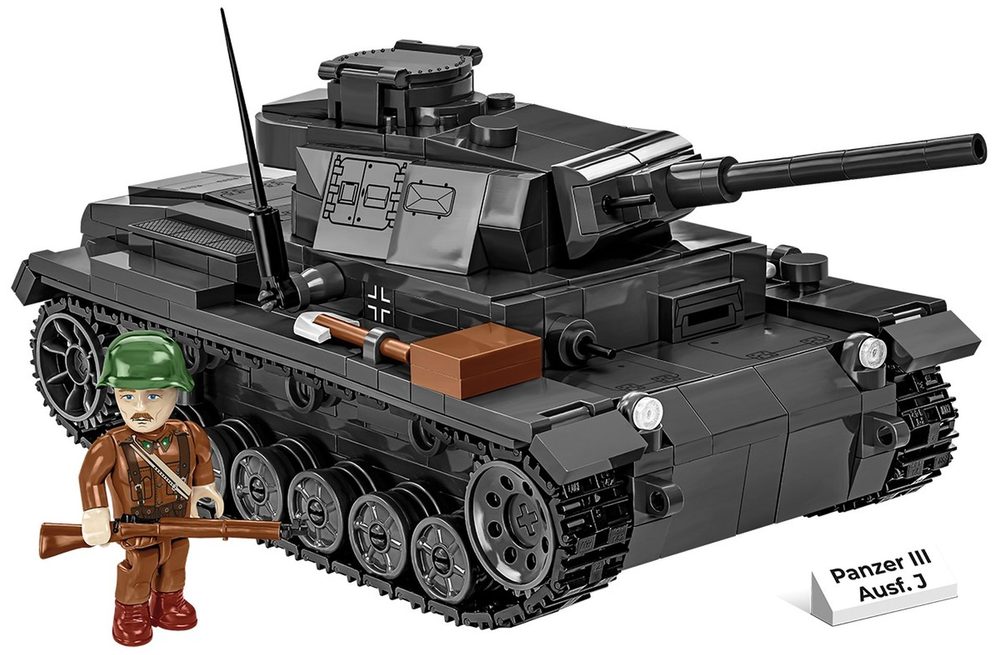 COBI 2289 II WW Panzer III Ausf J, 1:35, 590 k, 1 f