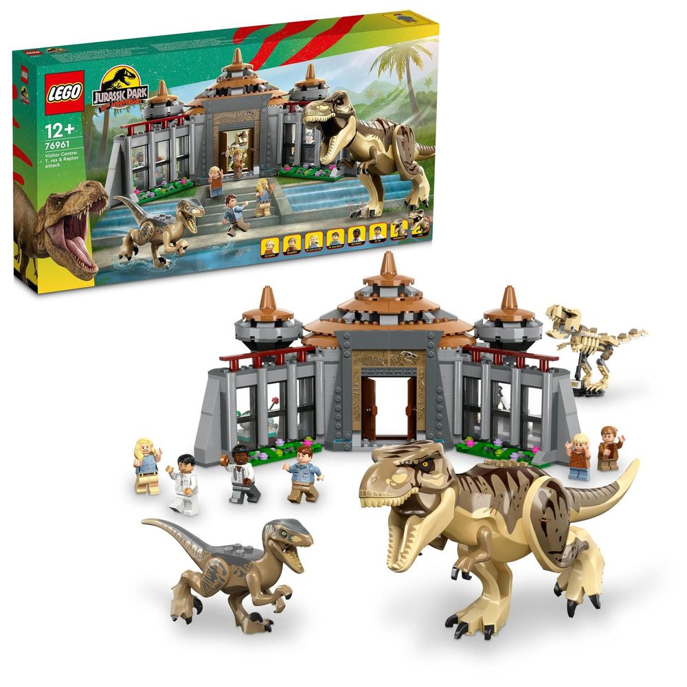Lego Návštěvnické centrum: útok T-rexe a raptora