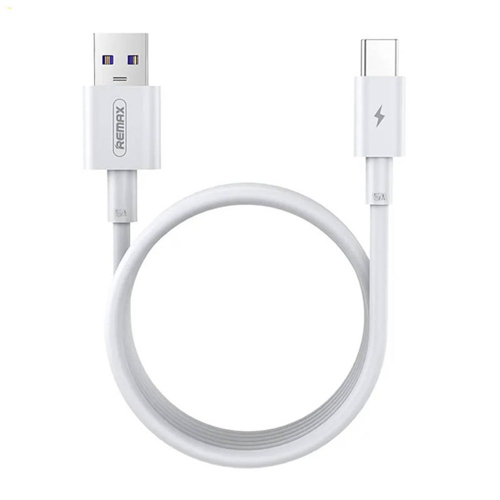 Remax Kabel USB-C Remax Marlik, 5A, 1m (bílý)