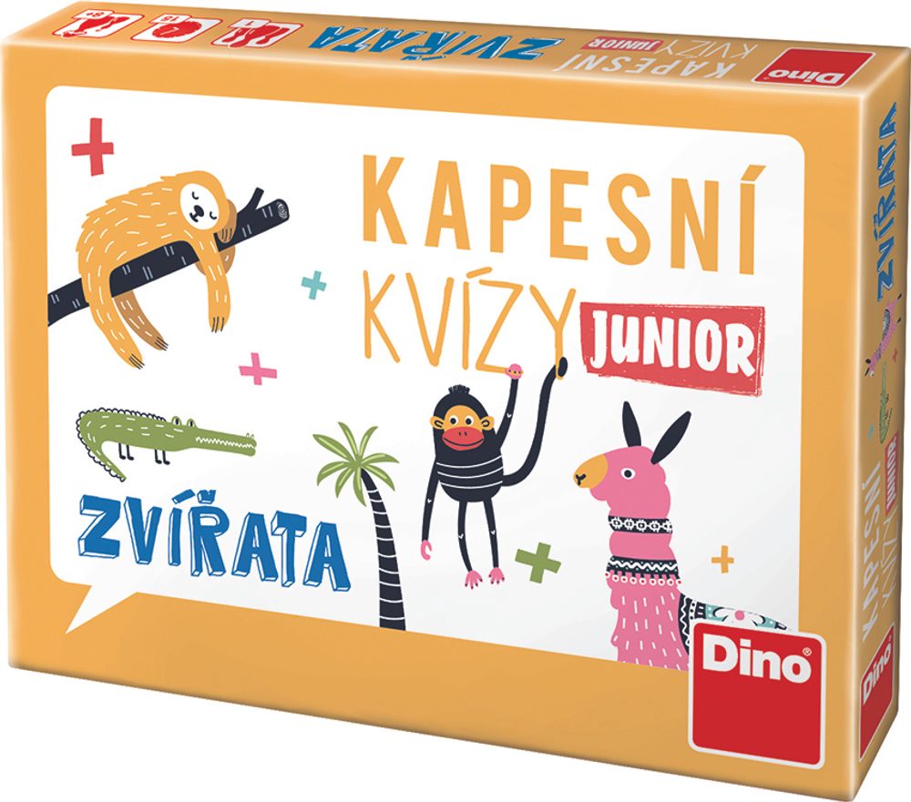 Dino KAPESNÍ KVÍZY JUNIOR - ZVÍŘATA Cestovní hra