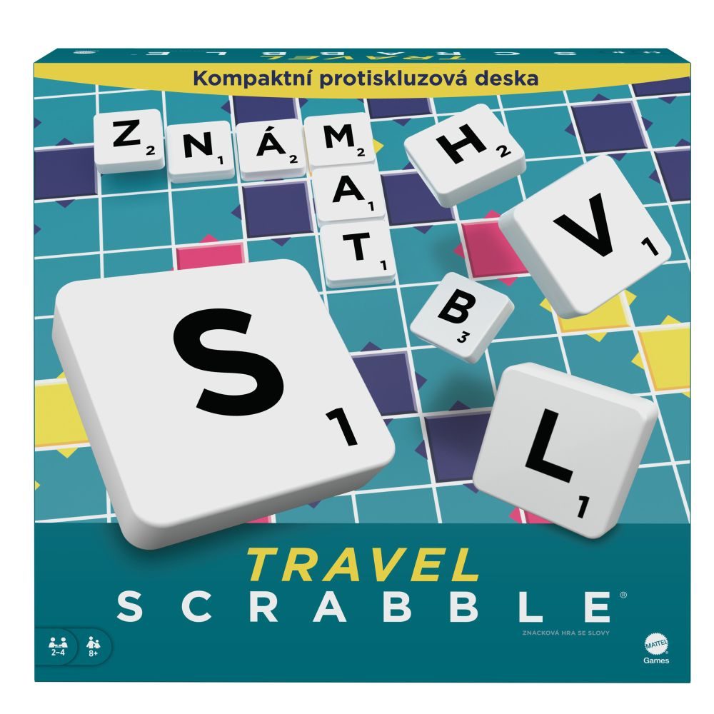 MATTEL SCRABBLE CESTOVNÍ CZ