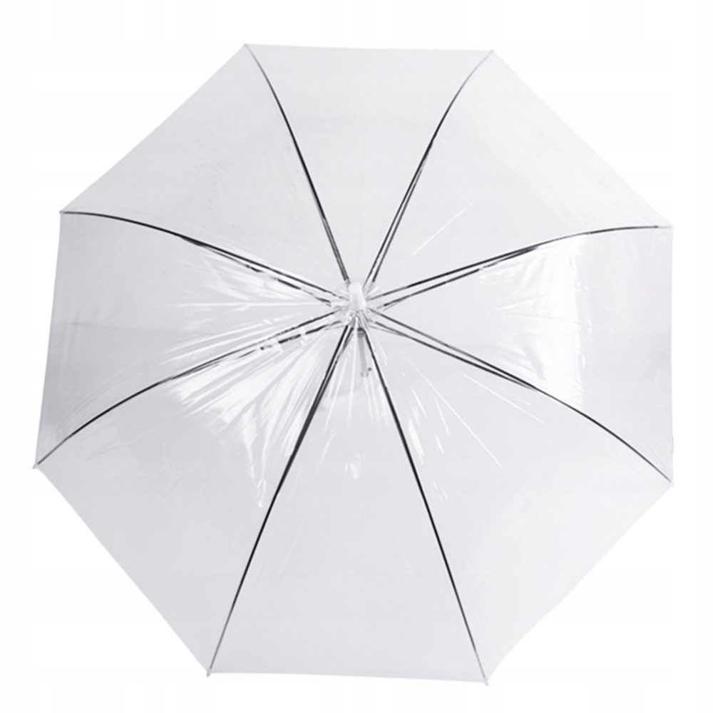 Popron.cz Automatický skládací deštník transparentní 70 cm - průměr 95 cm