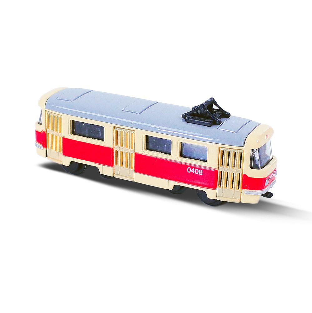 RAPPA Kovová česká retro tramvaj mini 8.5 cm