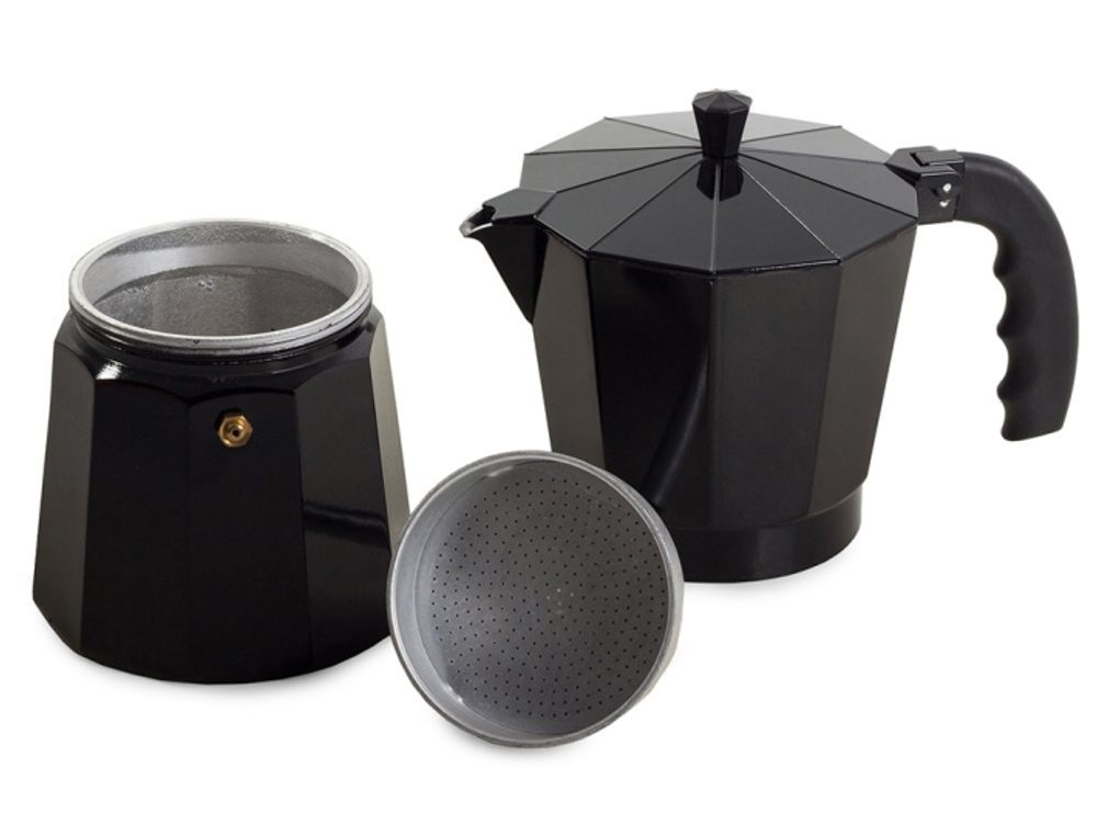 Moka konvice na 12 šálků - 600 ml černá (Verk)