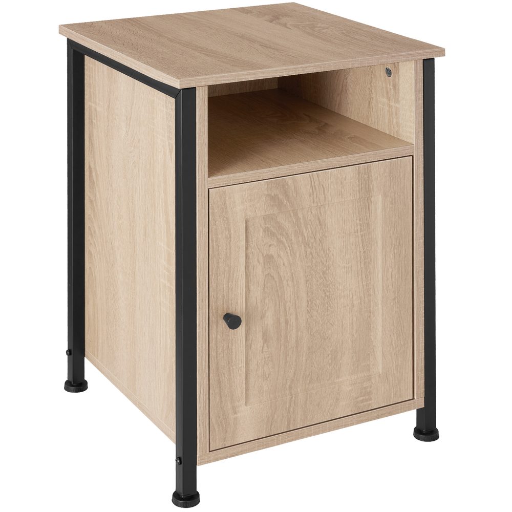 tectake 404722 noční stolek blackburn 40x42x60,5cm - Industrial světlé dřevo, dub Sonoma - Industrial světlé dřevo