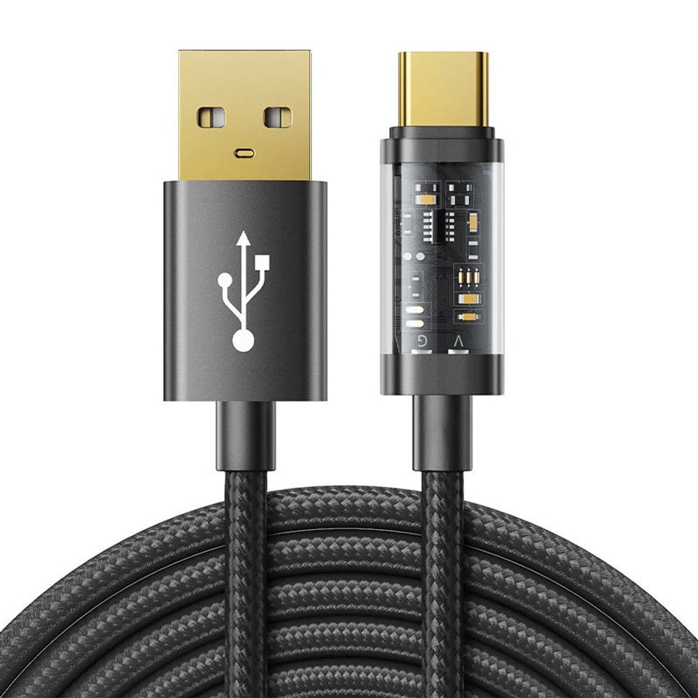 Joyroom Datový kabel k USB-A / Type-C / 3A / 2m Joyroom S-UC027A12 (černý)