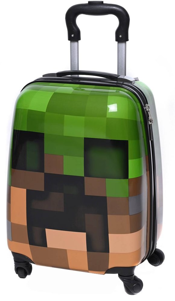 bHome Dětský cestovní kufr Minecraft Pixel 29l