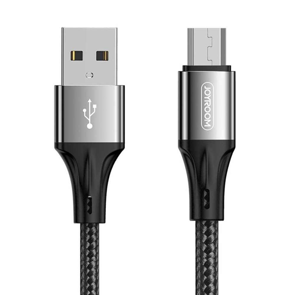 Joyroom Nabíjecí kabel Micro USB-A Lightning 1,5 m Joyroom S-1530N1 (černý)