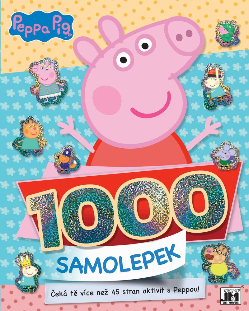 Jiri Models 1000 samolepek Prasátko Peppa