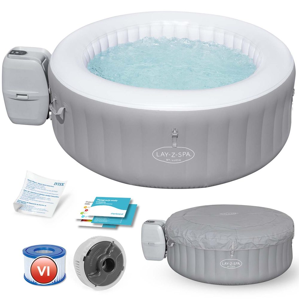 Bestway Nafukovací vířivka jacuzzi Lay-Z St. Lucia 4místná Bestway 60037