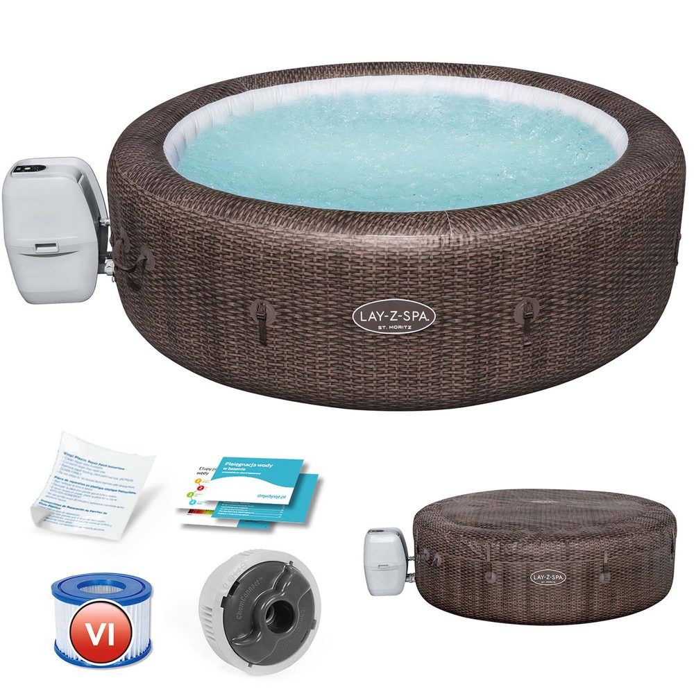 Bestway Nafukovací vířivka jacuzzi Lay-Z St. Moritz 7místný Bestway 60023