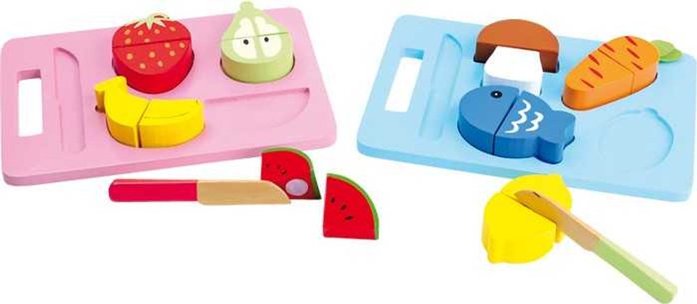 small foot by Legler Small Foot Dřevěné hračky krájecí všehochuť