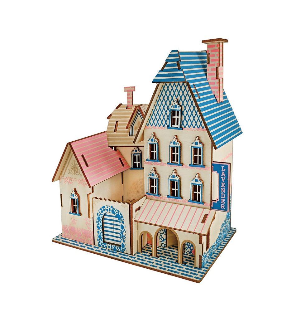 Woodcraft construction kit Woodcraft Dřevěné 3D puzzle Vila PACA