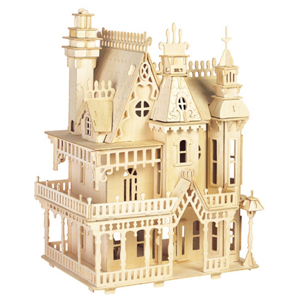 Woodcraft construction kit Woodcraft Dřevěné 3D puzzle vila