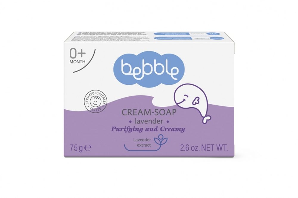 Bebble Dětské mýdlo Bebble s levandulí 75g - 1ks