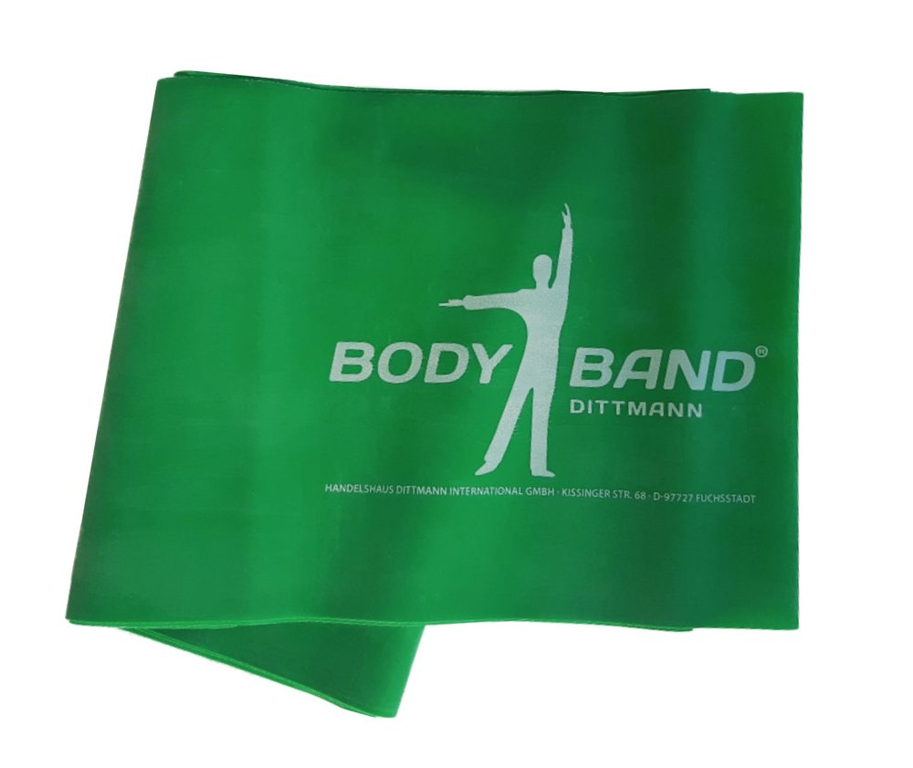 Modom Posilovací guma Body-Band 2,5 m zelená