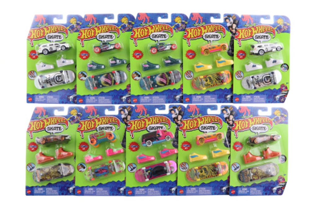 Popron.cz Hot Wheels Sběratelská kolekce fingerboard a boty HGT71