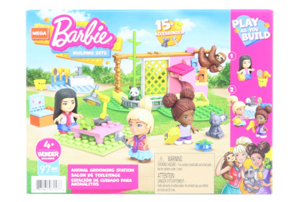 LAMPS Mega Construx Barbie Péče o zvířátka herní set