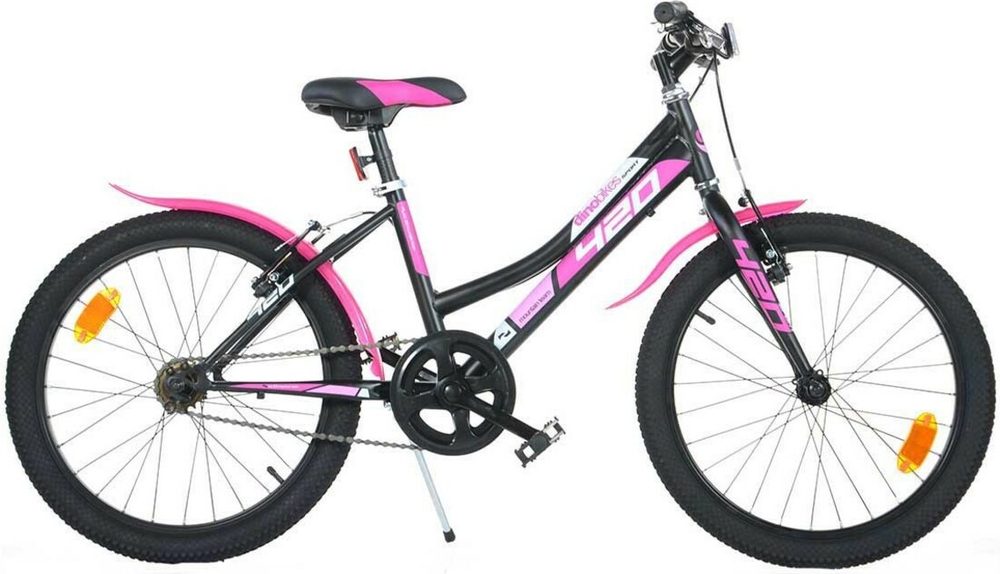 DINO Bikes - Dětské kolo 20" 420D-04SC -AURELIA černo-růžové