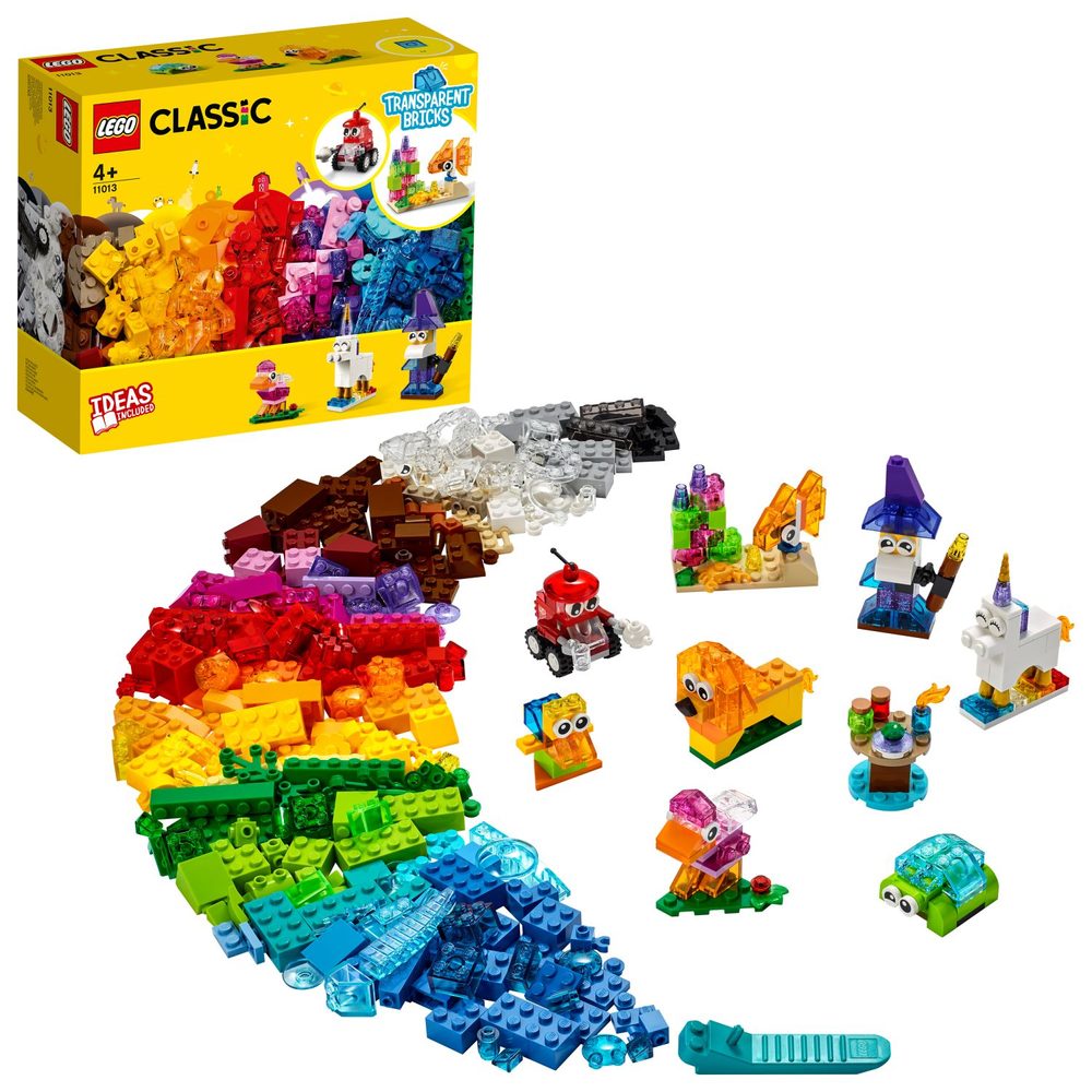 Lego Průhledné kreativní kostky