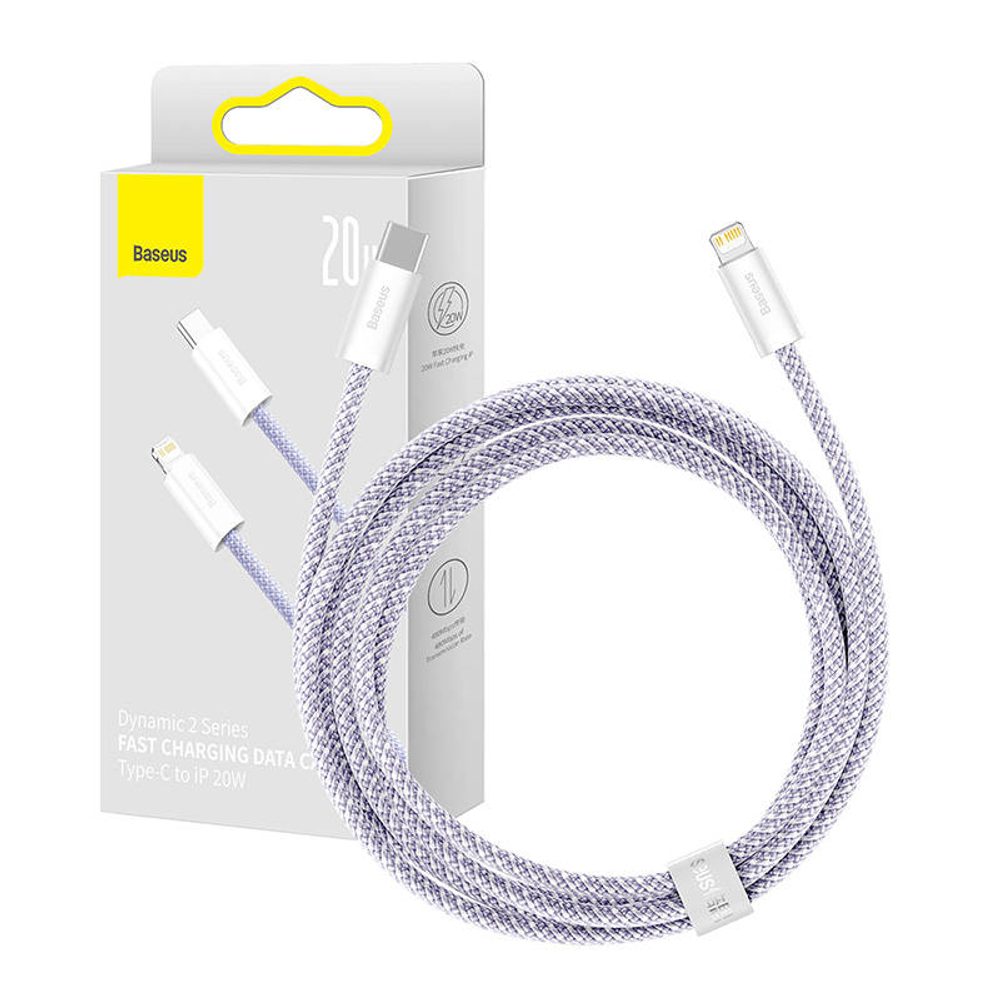 Baseus Kabel USB-C na Lightning Baseus Dynamic 2 Series 20W 2 m (fialový)