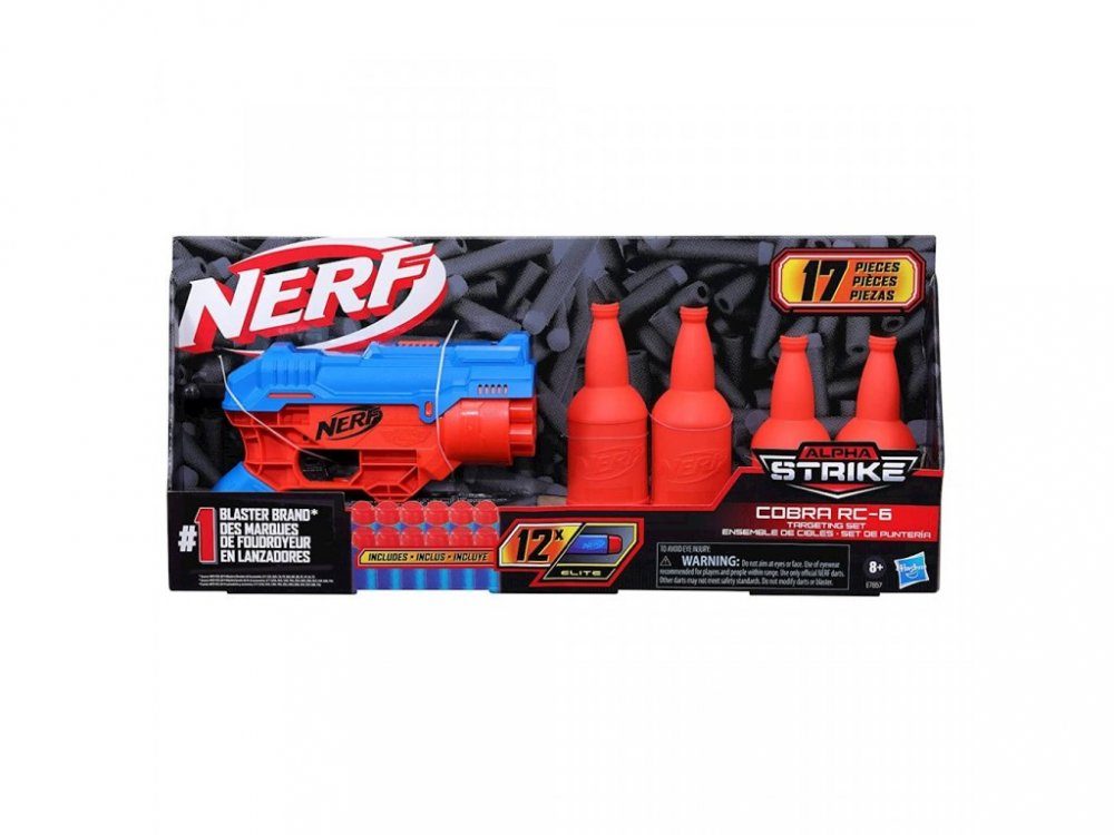 Popron.cz Pistole Nerf Alpha Strike Cobra RC-6 - Hasbro