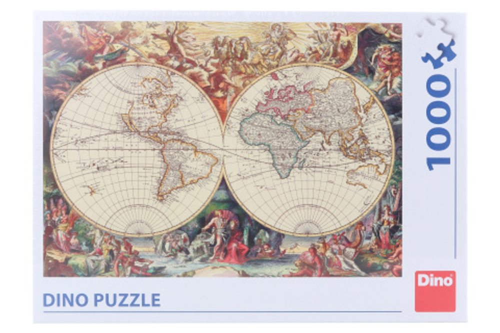 LAMPS Puzzle Historická mapa 1000 dílků