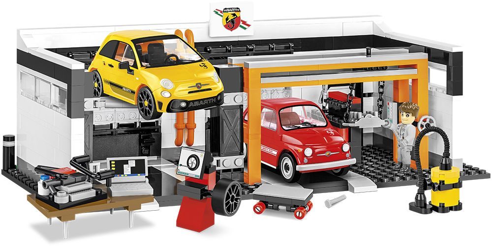 COBI 24501 Abarth Racing Garage, 590 k, 1 f