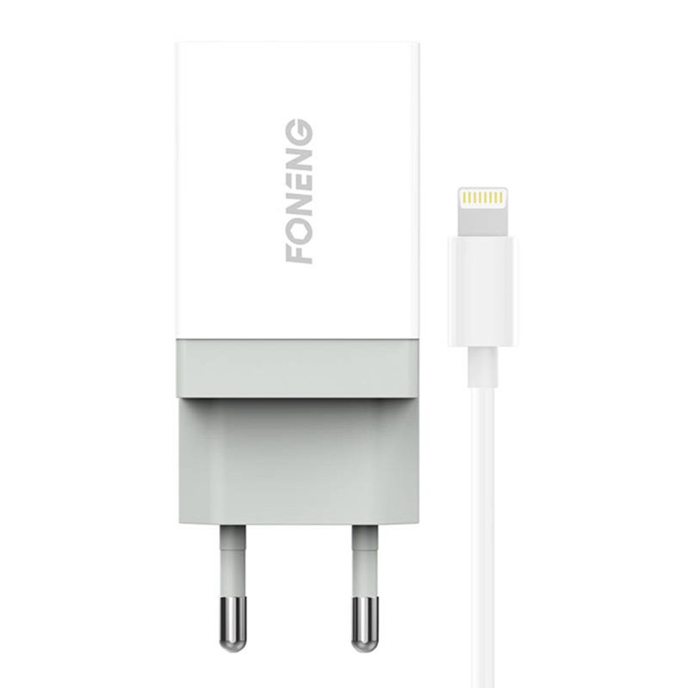 Foneng Nabíječka Foneng 1x USB K210 + kabel USB Lightning