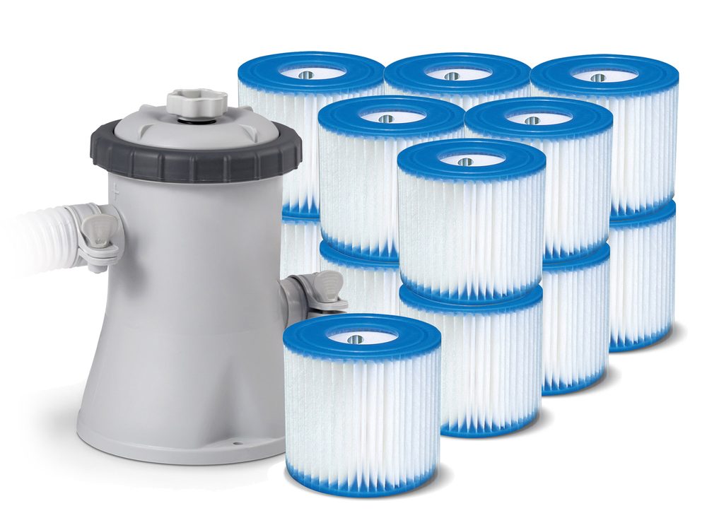 Intex Bazénové filtrační čerpadlo 1250L/h INTEX 28602 / 29007 + 13 filtrů!