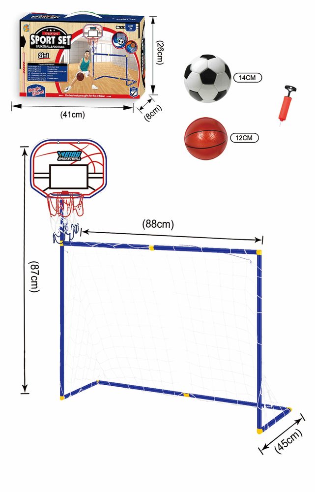 Mac Toys SPORTO Sportovní sada 2v1