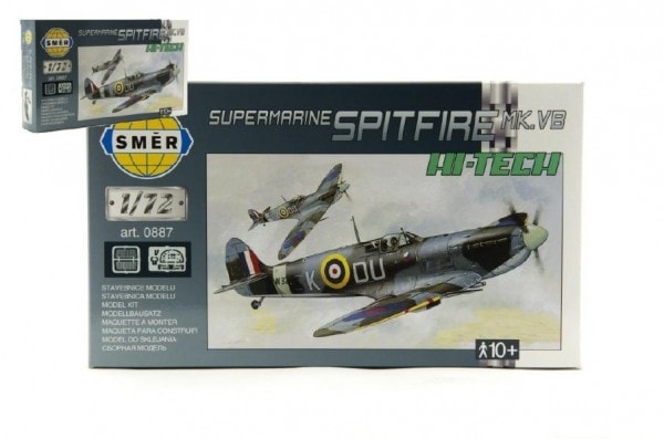 Směr Model Supermarine Spitfire MK.VB HI TECH 1:72 12,8x13,6cm v krabici 25x14,5x4,5cm