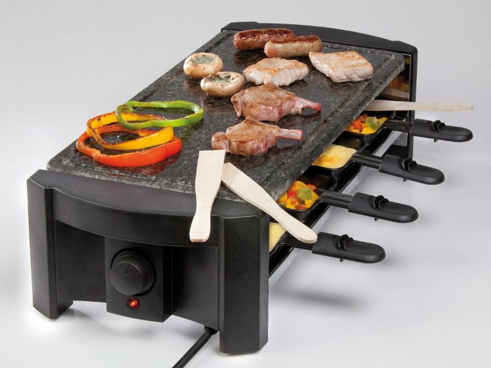 DOMO Raclette gril z přírodního kamene - DOMO DO9039G, pro 8 lidí