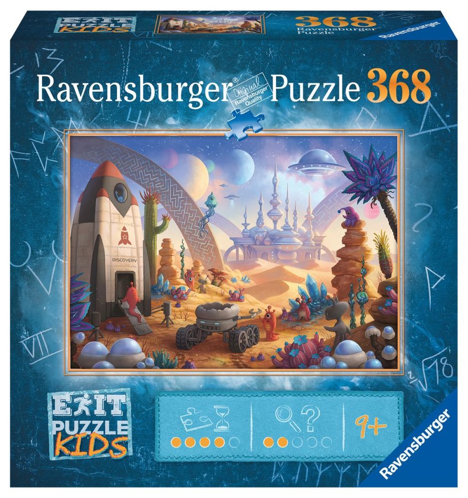 Ravensburger Exit KIDS Puzzle: Vesmír 368 dílků