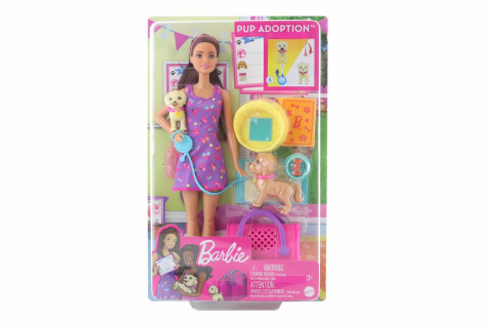 Popron.cz Barbie Panenka s pejsky HKD86