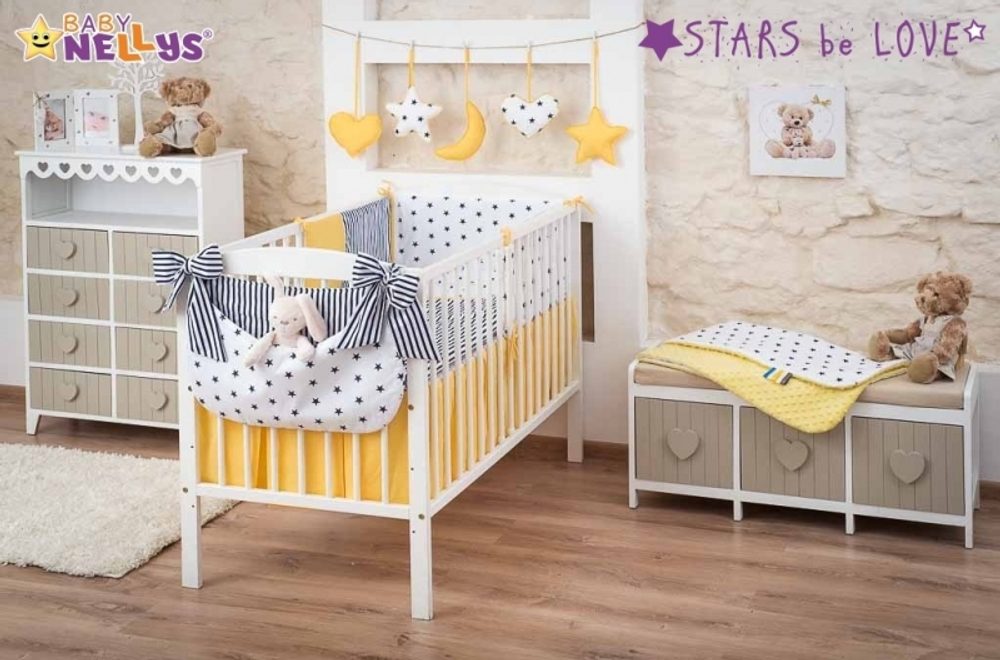 Baby Nellys Mega sada STARS be LOVE č. 9 - 135x100