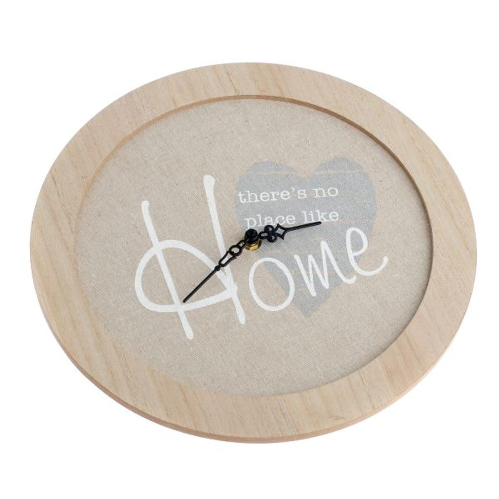 Dřevěné hodiny Home 30 cm
