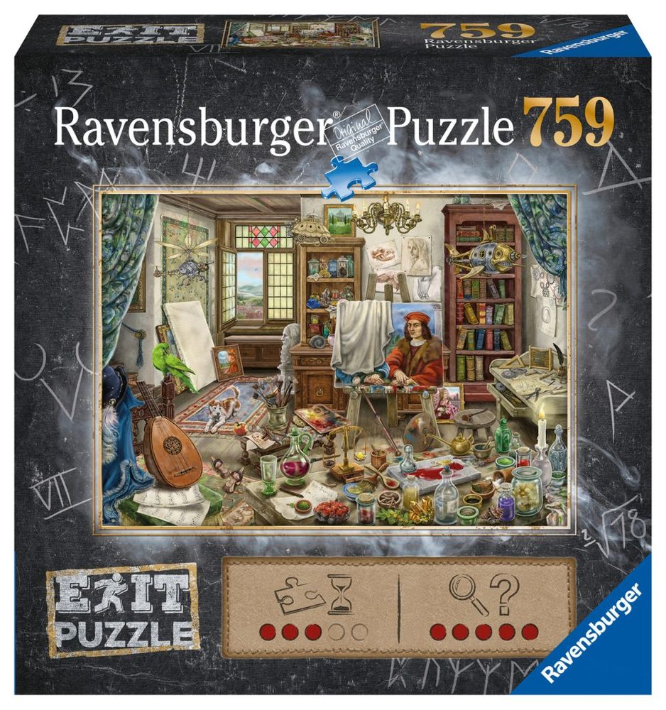 Ravensburger Exit Puzzle: Umělecké studio 759 dílků