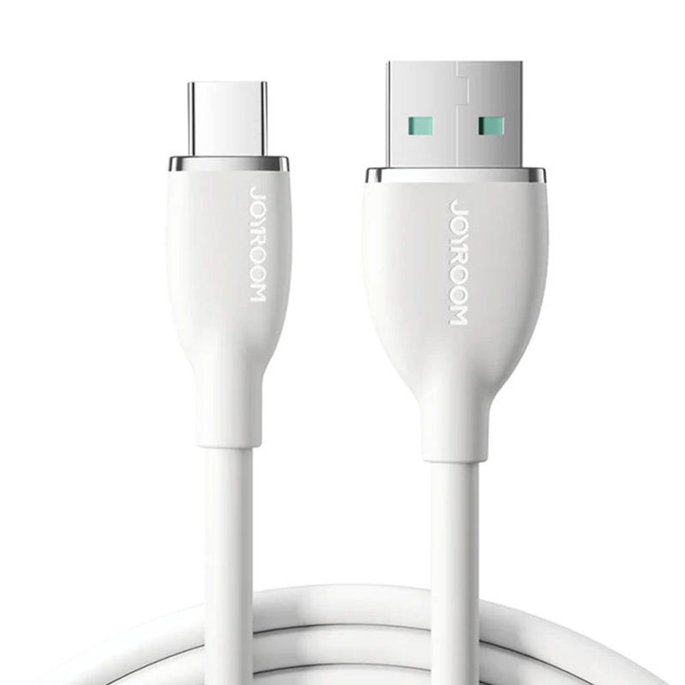 Joyroom Kabel barevný 3A USB k USB C SA29-AC3 / 3A / 1,2 m (bílý)