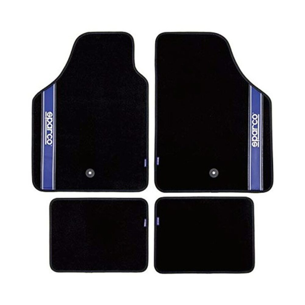 Popron.cz Souprava koberečků do auta Sparco Strada 2012 B Univerzální Černá/modrá (4 pcs)