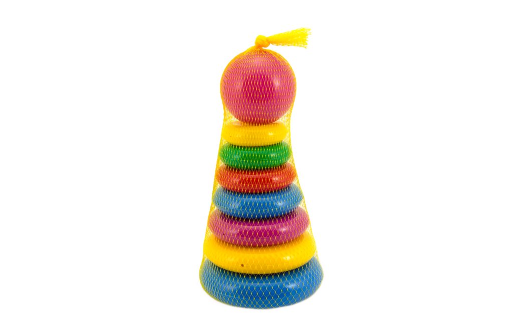Popron.cz - Skládačka pyramida s kroužky plast 24cm asst 2 druhy v síťce od  12 měsíců - Teddies - Edukativní hračky, vkládačky - Hračky a kojenecké  potřeby, Pro děti, Pro děti -