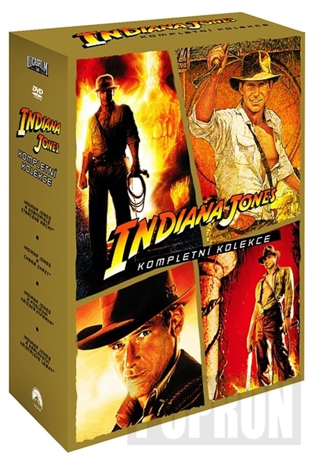 Indiana Jones kolekce, DVD - Film - - DVD, CD, LP, hudba, video. Hračky,  vše pro domácnost. Dárky - Popron.cz